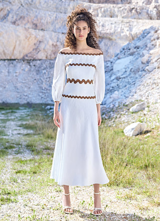 Vestido Ramio blanco