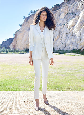 Chaqueta Alpaca blanca