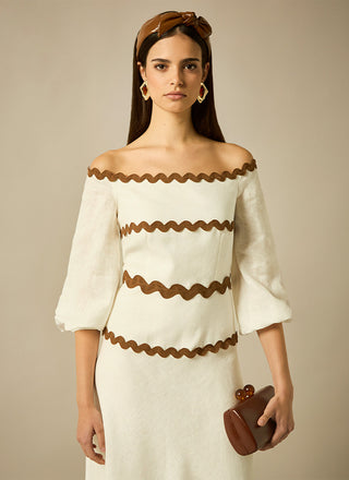 Vestido Ramio blanco