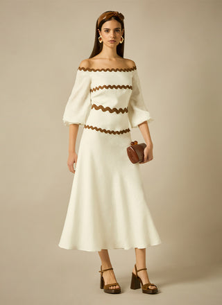 Vestido Ramio blanco